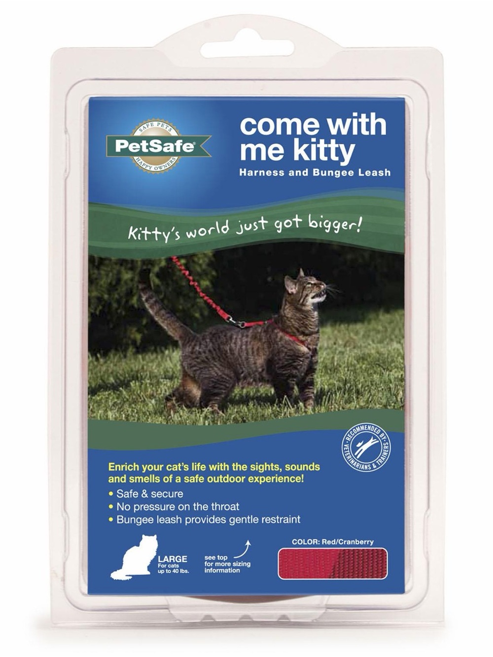 Petsafe Blue Bungee Cat Leash